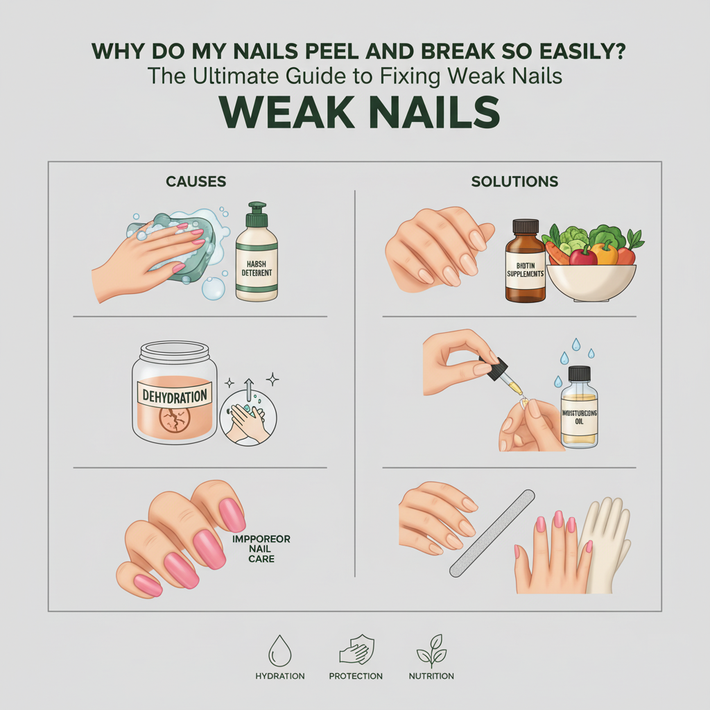 Why Do My Nails Peel and Break So Easily? The Ultimate Guide to Fixing Weak Nails