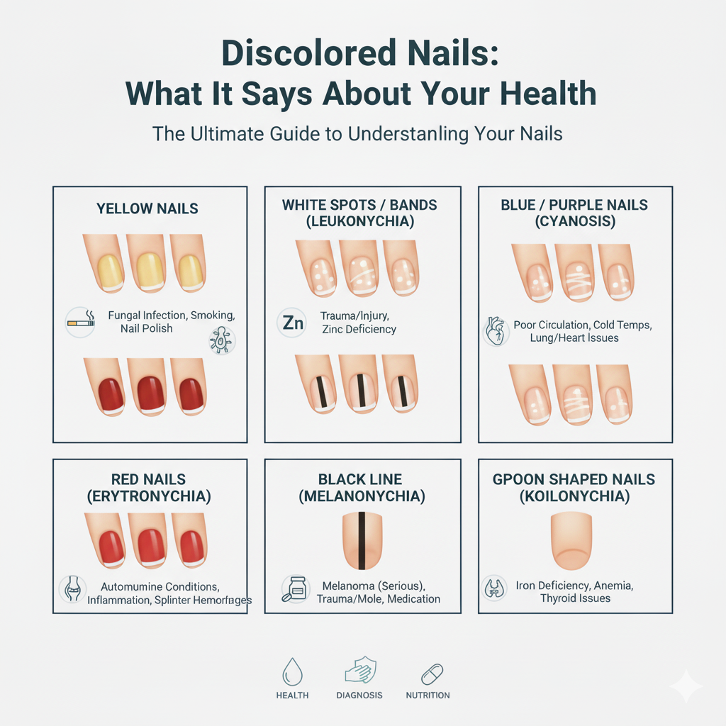 Discolored Nails: What It Says About Your Health